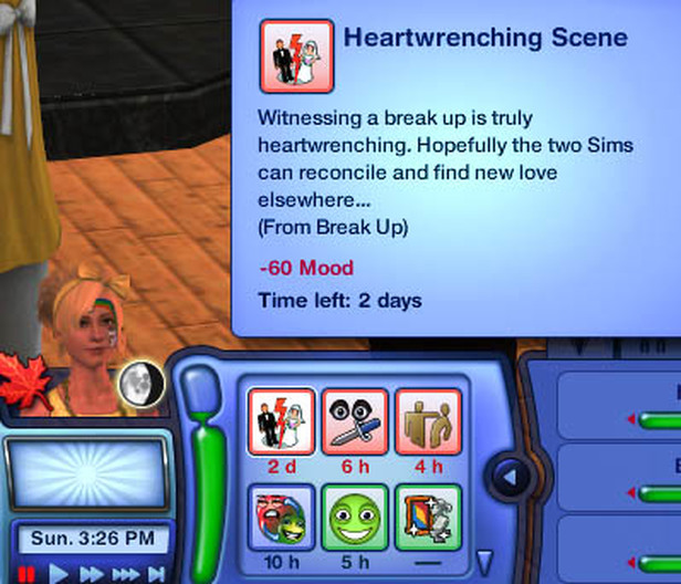 sims 3 how to break up